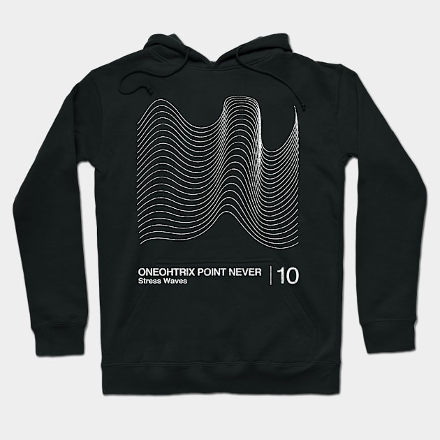 Stress Waves / Minimalist Graphic Artwork Design Hoodie by saudade